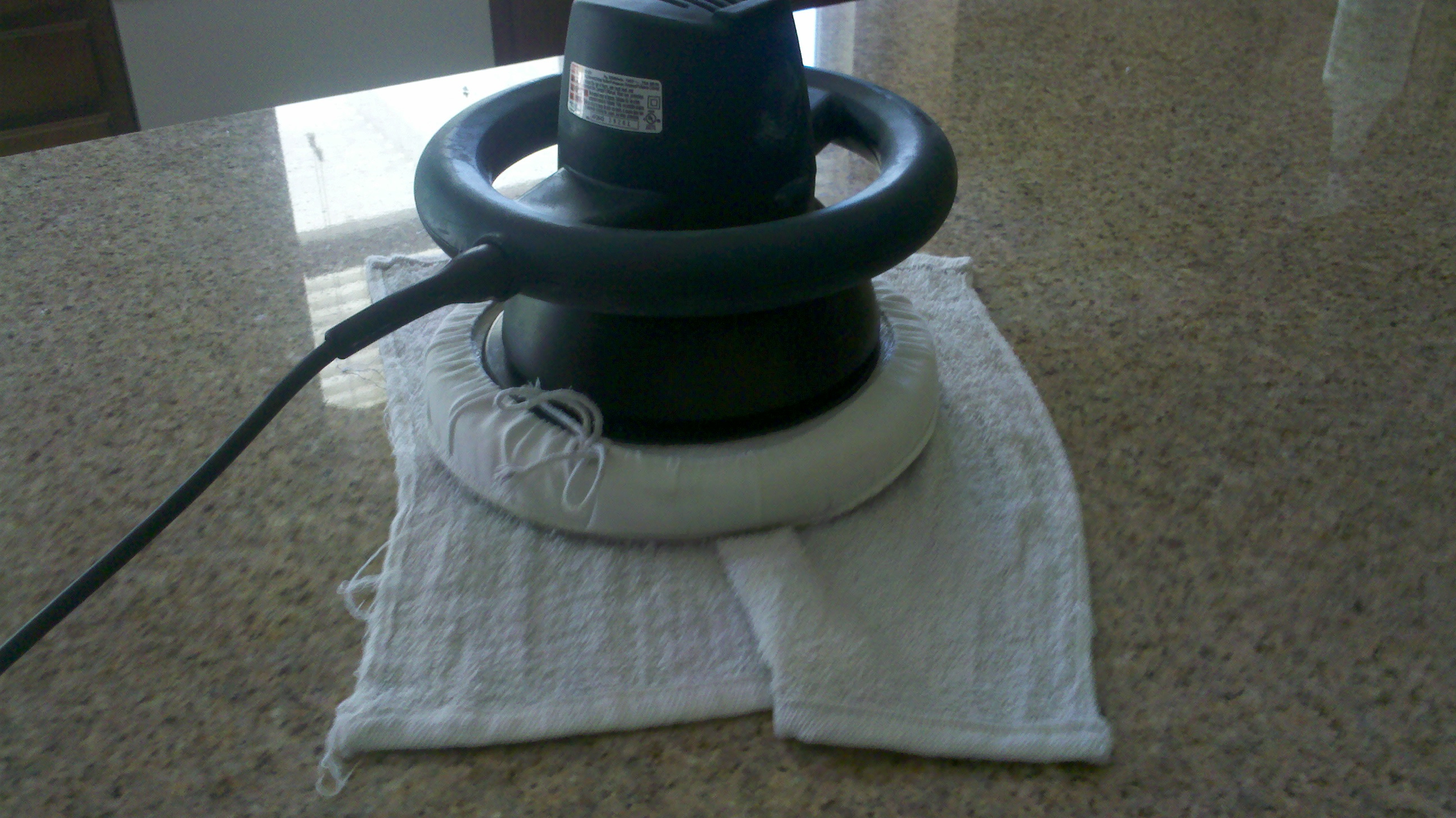 Granite Shield Pledge Polish on Granite